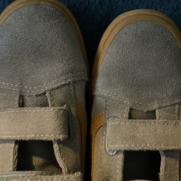 VANS Kids Grey Suede size 3 - Picture 7 of 7